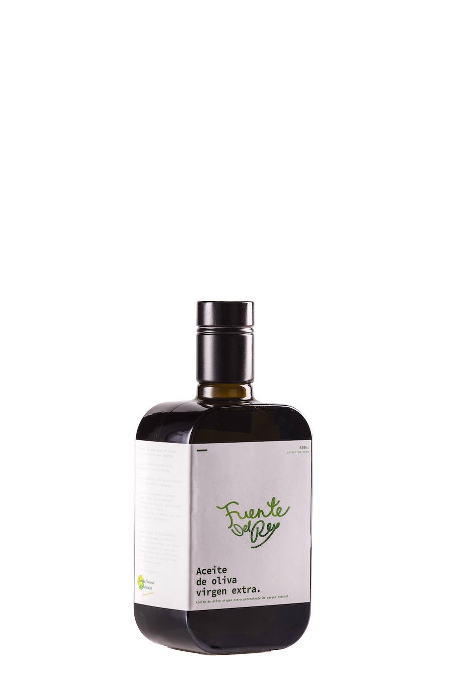 En el mismo recinto de la Fuente del Rey -declarada Monumento Nacional-, en Priego de Córdoba, se halla la Fuente de la Salud, cuyo origen obedeció a la necesidad de canalizar el manantial que abastece a la población. De esa necesidad de ser sustento y alimento, de cuidar al pueblo y a sus habitantes, surge este 'coupage' de aceitunas hojiblancas y picudas de cultivo ecológico recolectadas a mano en el mes de octubre.