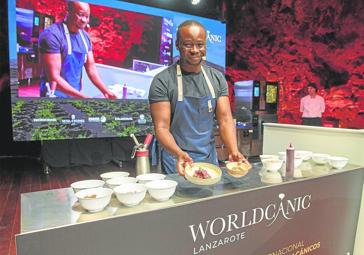 Dieuveil Malonga, chef cabeza de Chefs in Africa