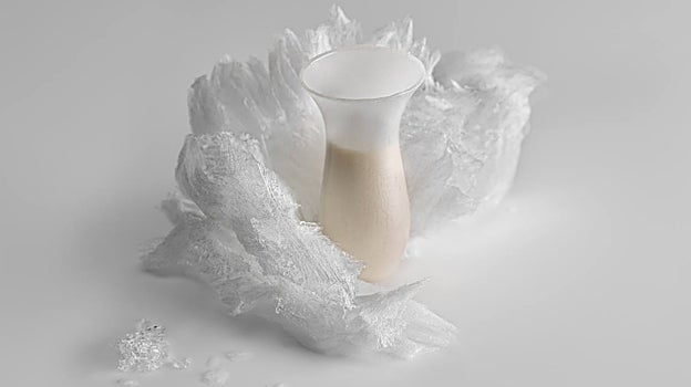 Kagami de piñones y rascaduras de hielo