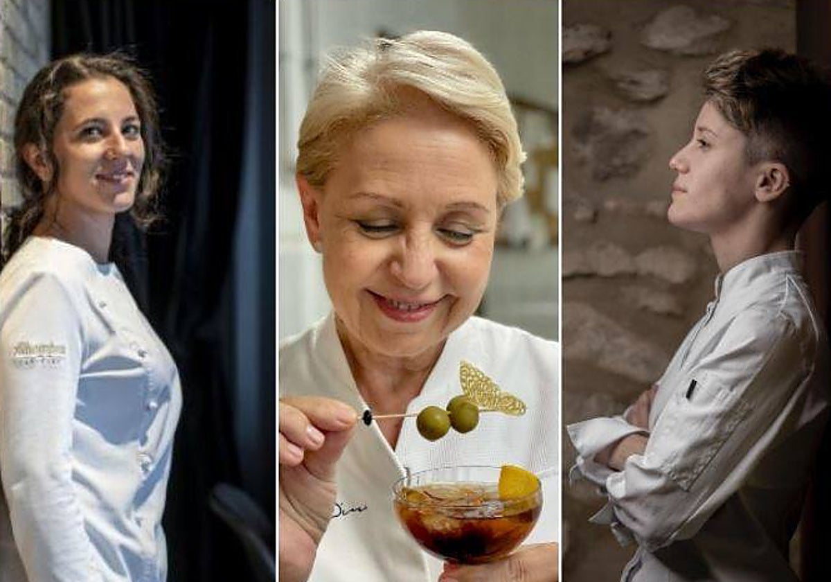 Las chef Carito Lourenço, Susi Díaz y Vicky Sevilla