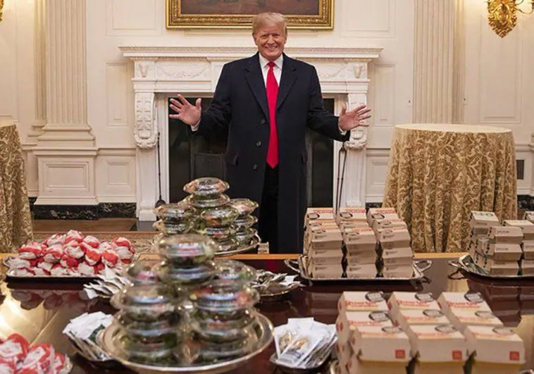 El bocado favorito de Trump: «El Big Mac es la Mona Lisa de la alimentación moderna»
