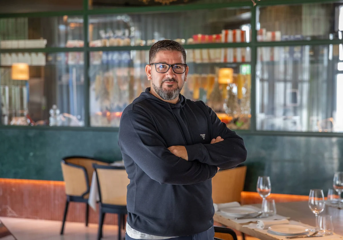 Dani García en su restaurante italiano de Marbella, Alelí