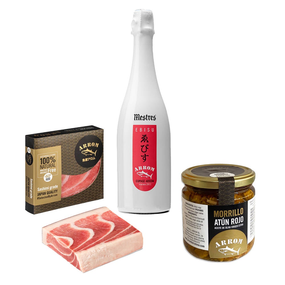 Para las amantes del sushi y del buen atún, el Kit Gourmet Tuna Lovers, de Arrom  es la propuesta idónea. El set ha sido ideado para disfrutar de toda una experiencia culinaria desde casa. Incluye un Saku de Otoro de atún bluefin, una botella de cava Ebisu y un tarro de morrillo de atún rojo en conserva. Es posible adquirirlo por 56 euros en www.arromencasa.arrombarcelona.com.