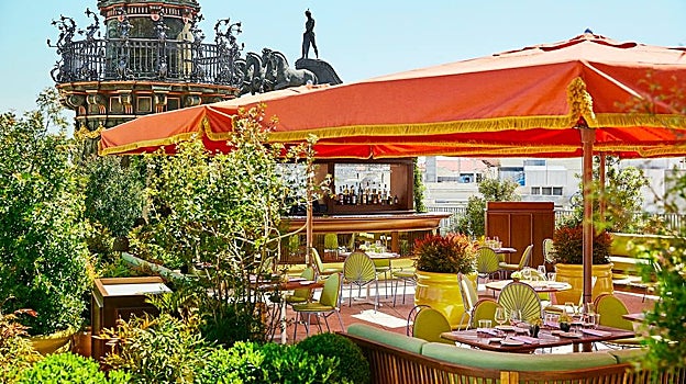 Terraza de Dani Brasserie, en pleno corazón de Madrid