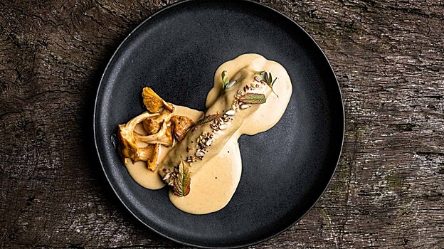 Plato de solomillo de ternera xata en Monte.