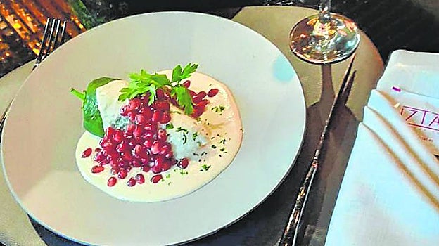 Chile en Nogada de Iztac