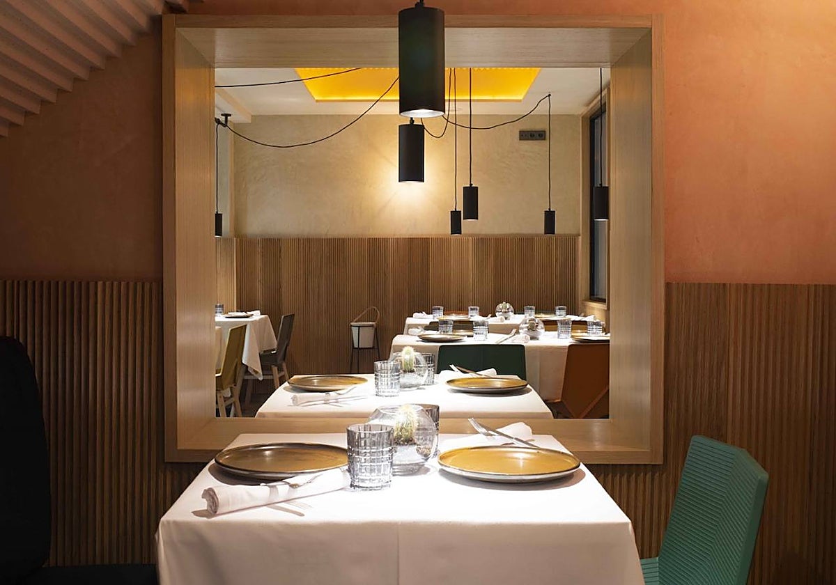 Sala del restaurante Salino, en Madrid