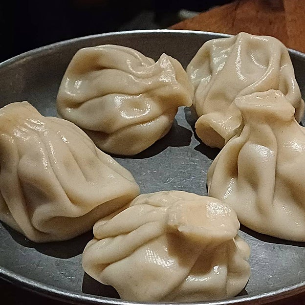 'Khinkali' de carne picada y caldo