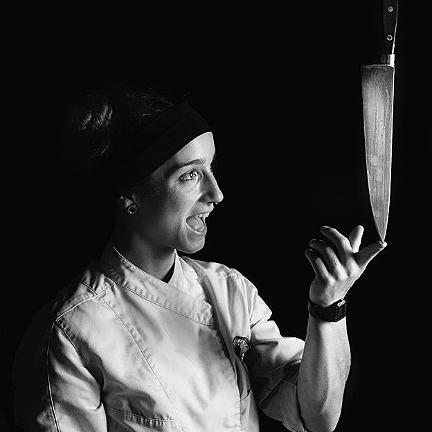 Iris Jordán, jefa de cocina de Ansils, en Anciles (Huesca)