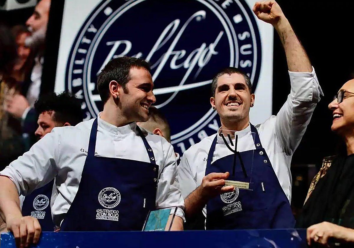 Gorka Rico y Javier Rivero, del restaurante Ama de Tolosa, fueron los ganadores del premio en 2023
