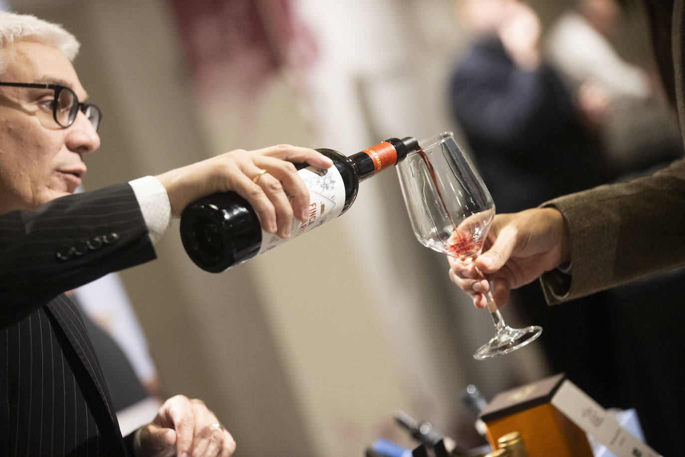 IX Salón del Vino de ABC realizado en el Centro Comercial ABC Serrano, en Madrid, y patrocinado por García Baquero