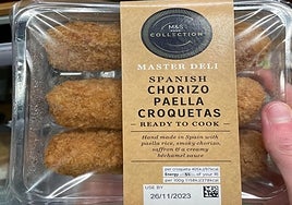 Un supermercado inglés saca croquetas de paella con chorizo y esto es lo que opinan los expertos