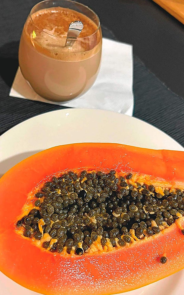 La papaya, una de las frutas exóticas que se cultivan en nuestro país.