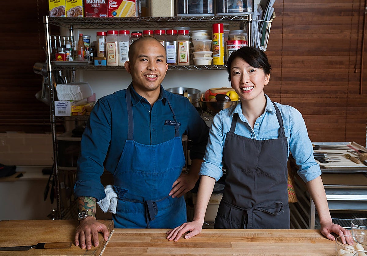 Tim Flores y Genie Kwon, de Kasama, Chicago