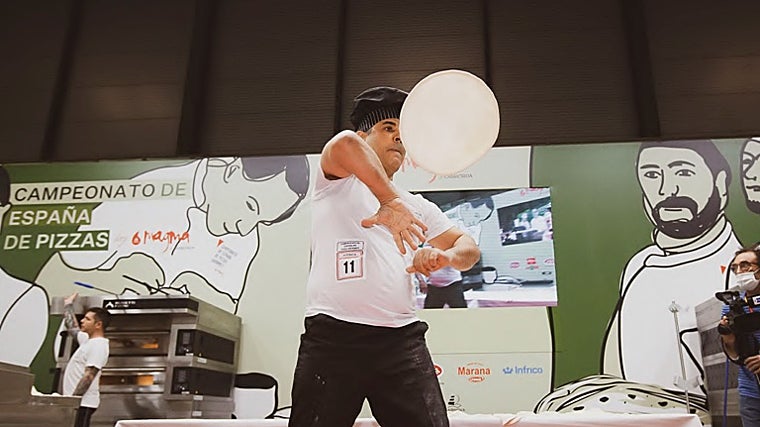 Concurso del mejor pizzaiolo de España, en el Salón Gourmets
