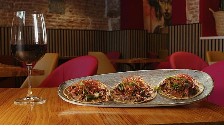 Una de las tapas participantes en la ruta de Vinos Sanz por la Comunidad de Madrid