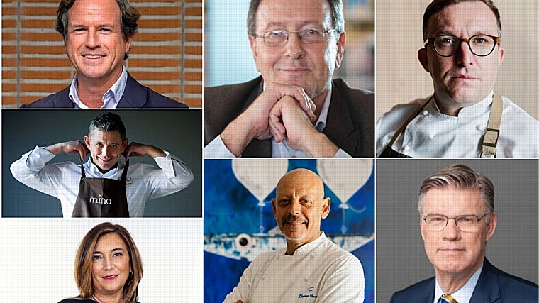 Javier Garat, Álvaro Garrido, Rosaura Lois, Carlos Duarte, Gianfranco Pascucci, Chele González y Árni Mathiesen