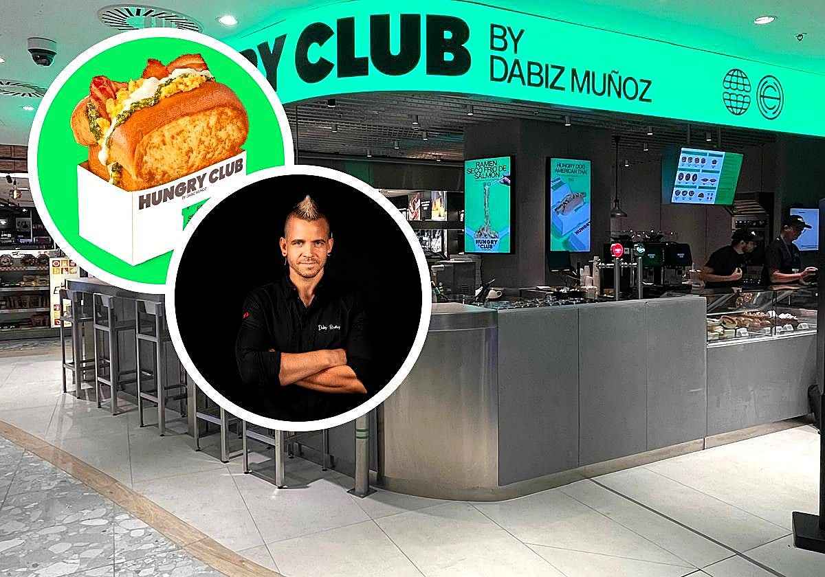 Nuevo Hungry Club de Dabiz Muñoz, en la T4s del Aeropuerto Adolfo Suárez Madrid-Barajas
