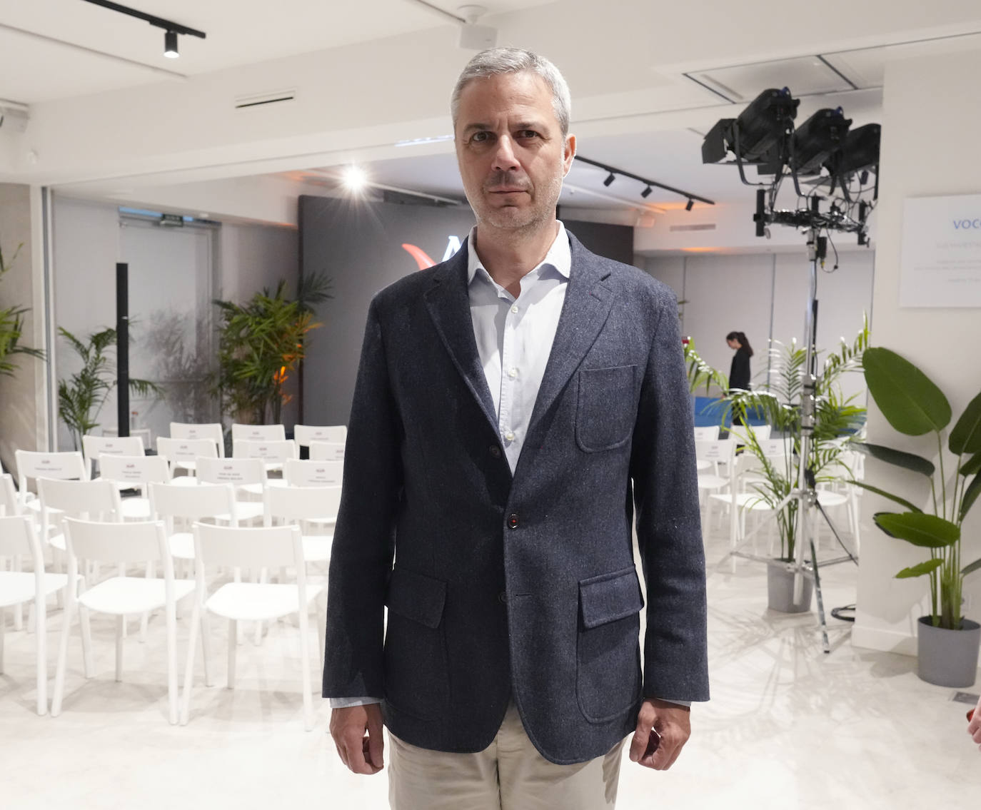 El presidente de la Academia Madrileña de Gastronomía, Rogelio Enríquez, en la gala de entrega de los premios Salsa de Chiles.
