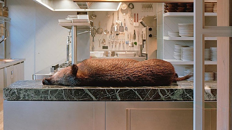 Cocina del restaurante Osa de Madrid