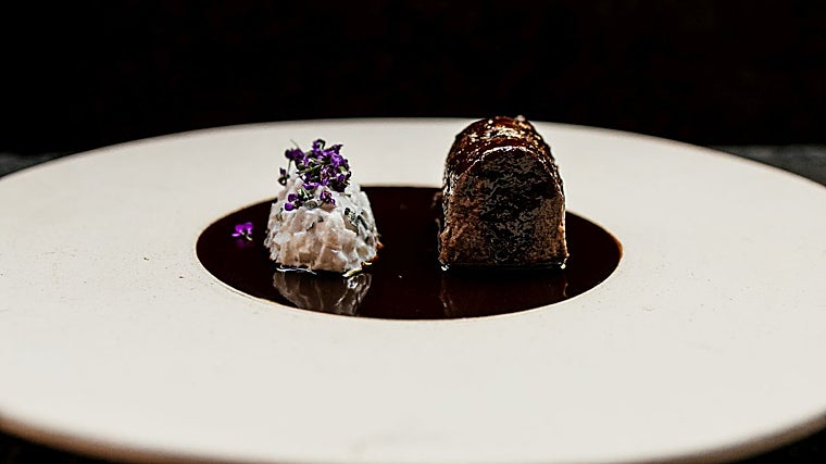 Uno de los platos de Bascoat