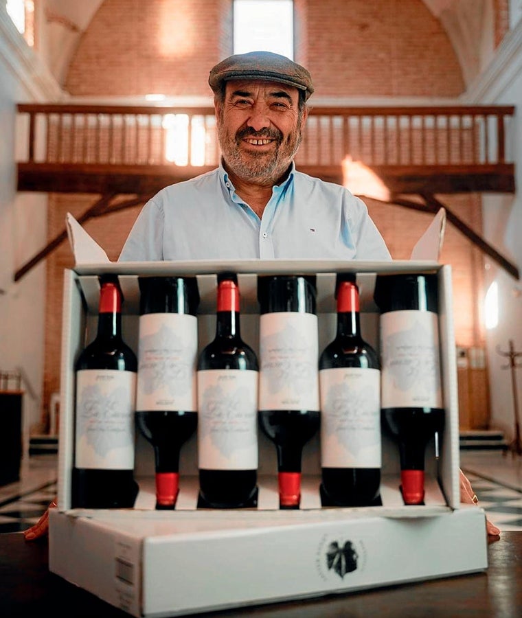 El bodeguero Javier Sanz.