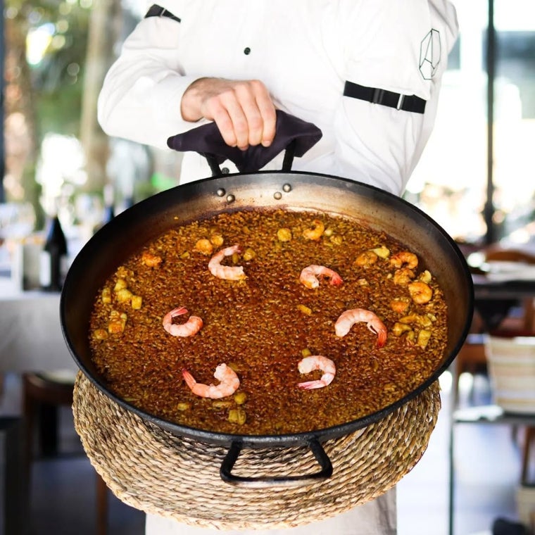 Rocacho, en Madrid, es de los pocos restaurantes donde es posible tomar arroz para uno en paella individual