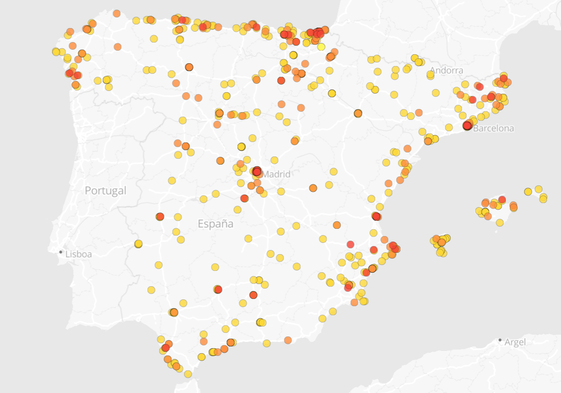 El mapa de todos los restaurantes con soles Repsol en 2025