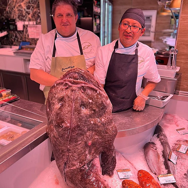 Puesto de Ernesto Prieto en el Mercado de Chamartín