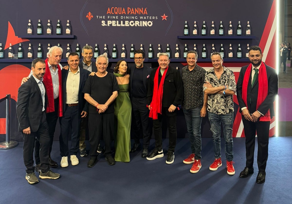 Algunos de los chefs españoles presentes en la gala de The World 50 Best Restaurants celbrada en Turín