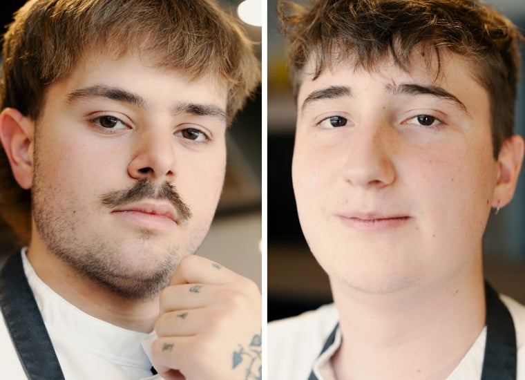 João Kather, brasileño de 21 años y uno de los dos artífices de este proyecto junto a Miguel de Aguilar (derecha), madrileño de 19 años