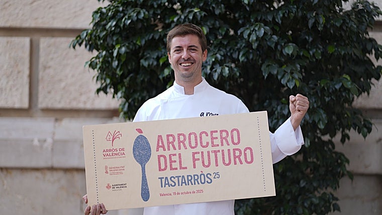 Roig en Tastarròs, donde ganó el concurso de arroces