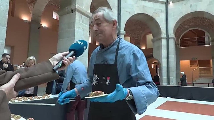 Degustan en Madrid el turrón más largo del mundo