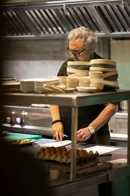 Steak tartar y tomate con ventresca de Calvero, en Madrid