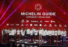 Estrellas Michelin 2026, en directo: restaurantes ganadores de tres, dos y una estrella y chefs premiados en la gala hoy