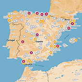 El mapa de todos los restaurantes con estrella Michelin en España en 2026