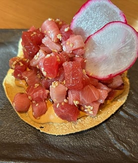 Segunda Imagem 2 – Aguachile Verde, Dourada Sarandeada e Torrada de Atum El Bajio.