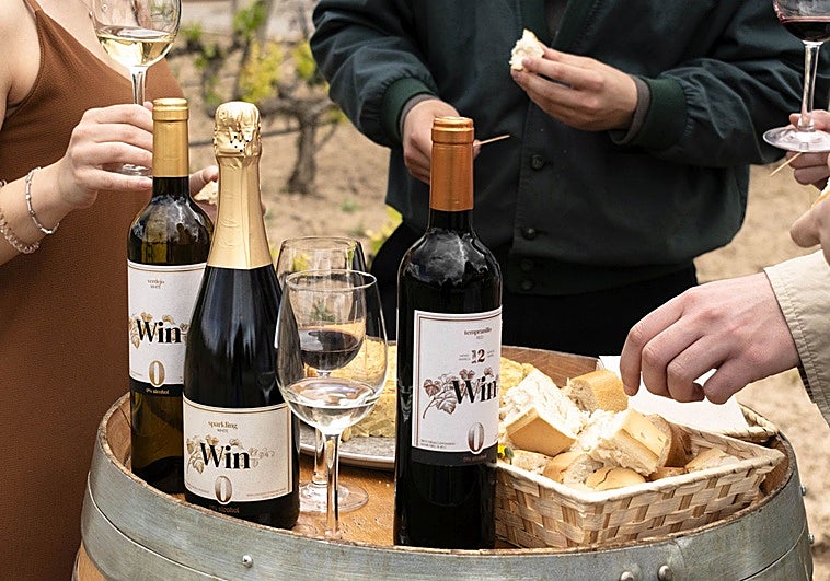 Vino Win 0% alcohol.