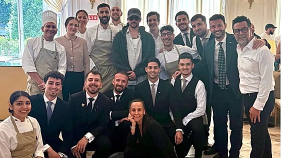 Bad Bunny comió en un gastronómico de lujo de Madrid durante su visita