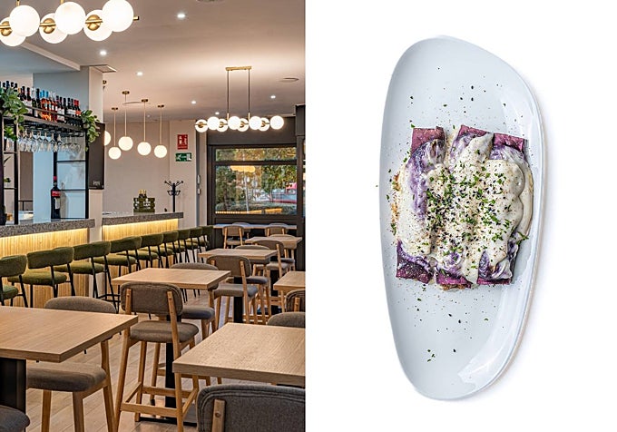 Taberna Sala de Origen y su rollito de rabo de toro con salsa de coco.