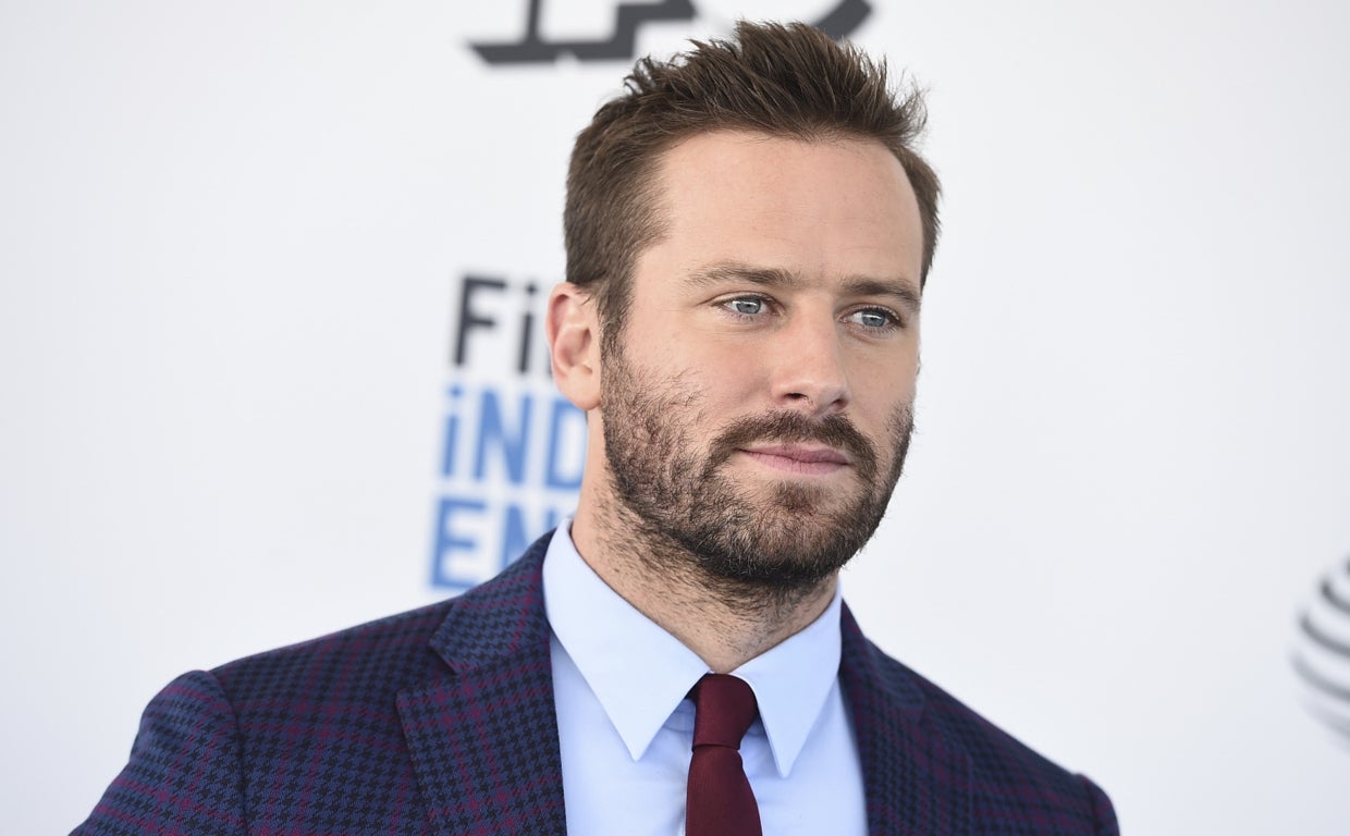 Armie Hammer en unos premios en California en 2019
