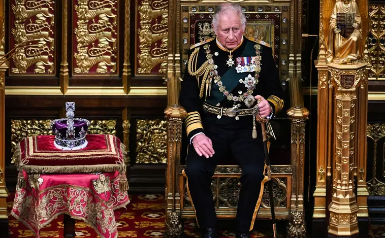 El príncipe Carlos en la ceremonia de apertura del Parlamento británico el pasado mes de mayo