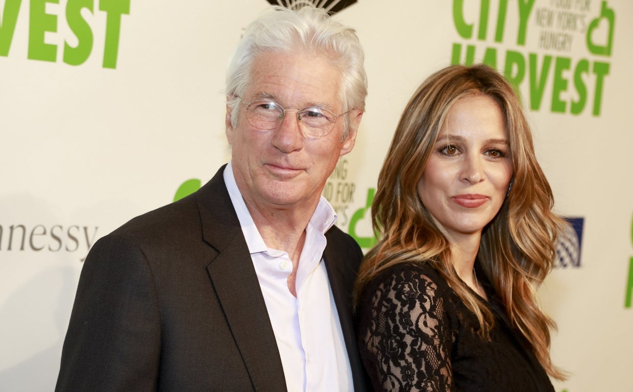 Richard Gere y su esposa Alejandra Silva