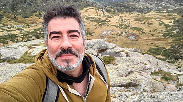 Agustín Jiménez en la sierra