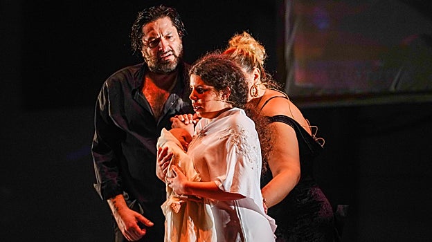 Rafael Amargo junto a Carla Vigo