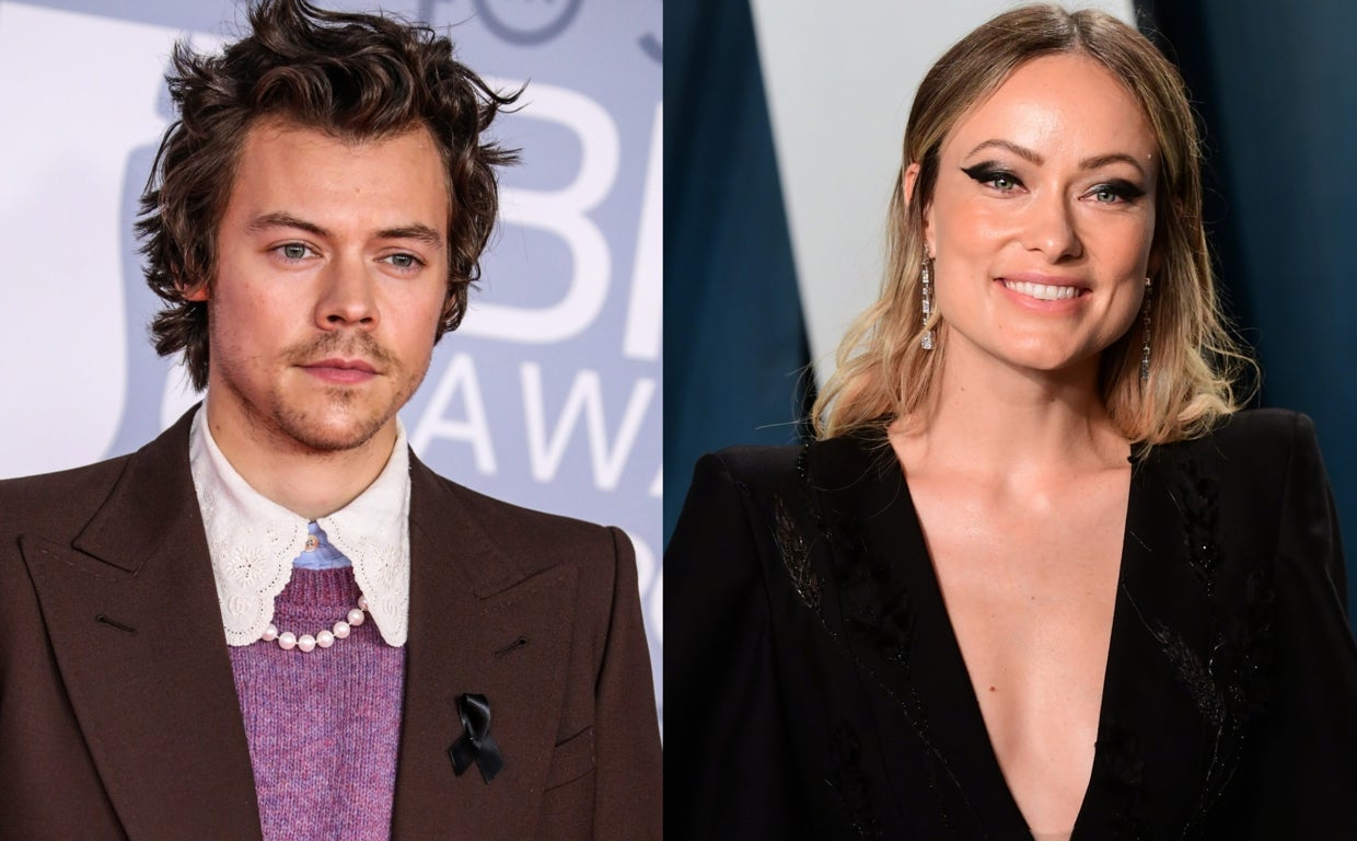 Montaje de Harry Styles y Olivia Wilde
