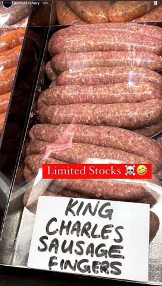 La imagen que subió 'Avon's Butchery' en su cuenta de Instagram