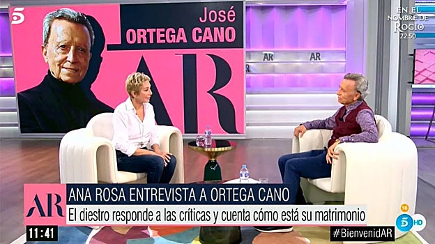 Ana Rosa entrevistado a Ortega Cano