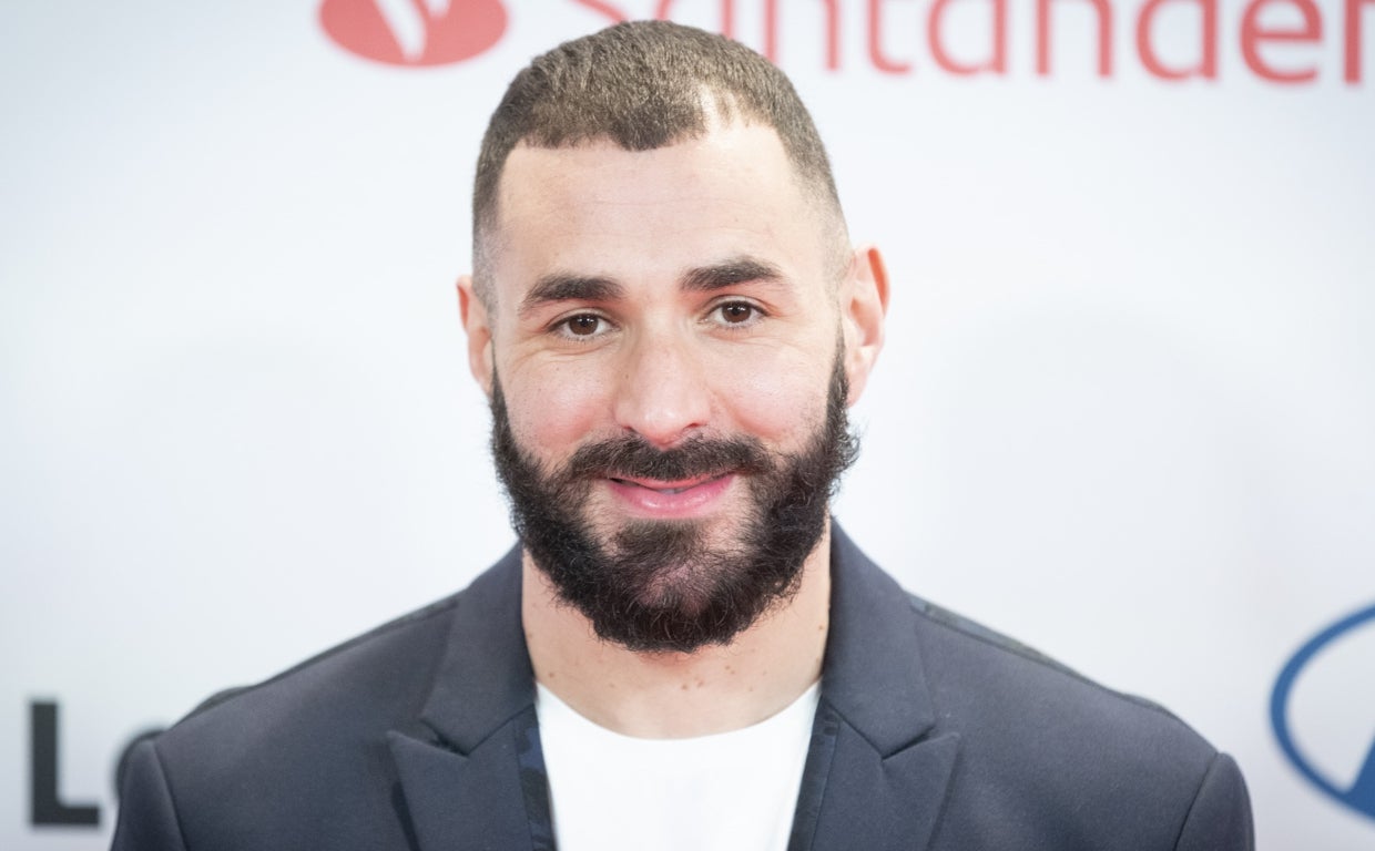 Karim Benzema durante un evento deportivo