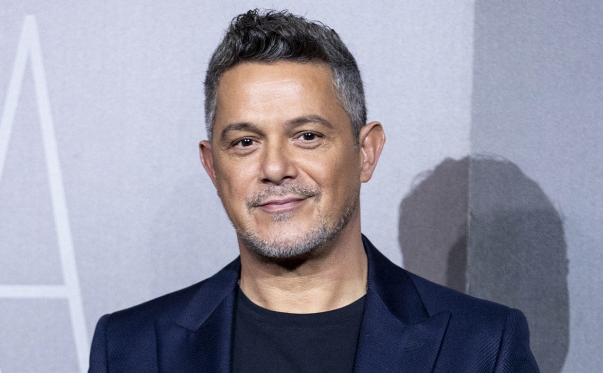 Alejandro Sanz en el presentación de su último álbum